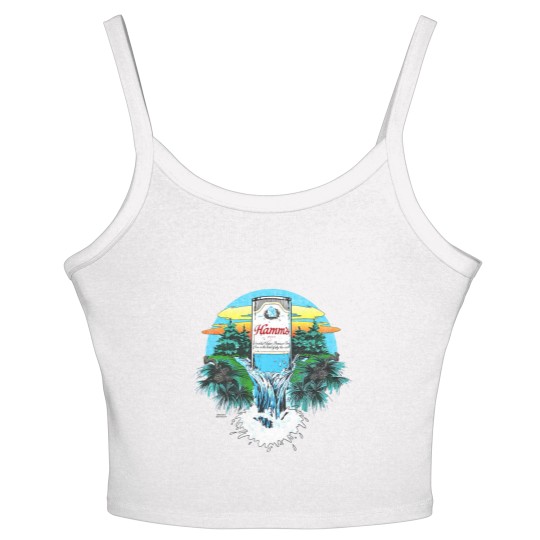 Discover Hamm's Beer 1970s Women's Spaghetti Strap Tank Tops