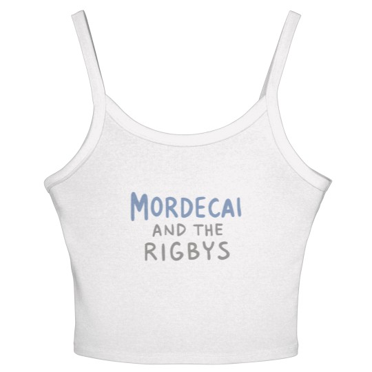 Discover Mordecai and the Rigbys Ringer Women's Spaghetti Strap Tank Tops, The Regular Show Women's Spaghetti Strap Tank Tops, Unisex Ringer Women's Spaghetti Strap Tank Tops