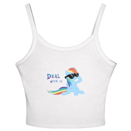 Discover My Little Pony MLP Women's Spaghetti Strap Tank Tops - Rainbow Dash Deal