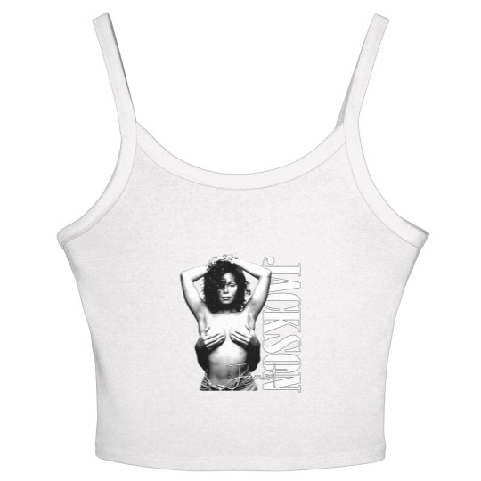 Discover Janet Jackson Concert Tour Women's Spaghetti Strap Tank Tops, Vintage Janet Jackson Women's Spaghetti Strap Tank Tops