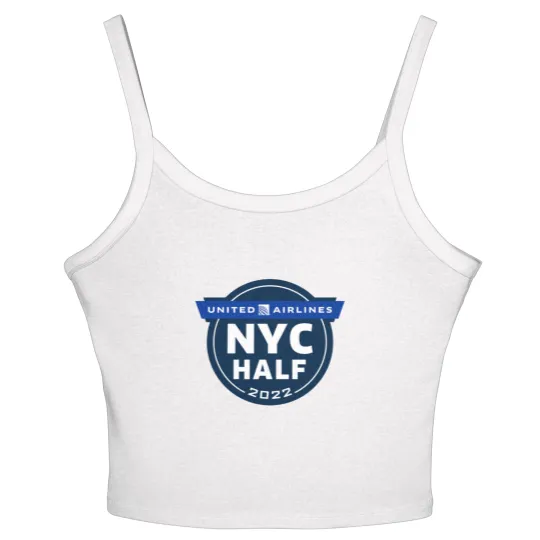 Discover New York Half Marathon Women's Spaghetti Strap Tank Tops