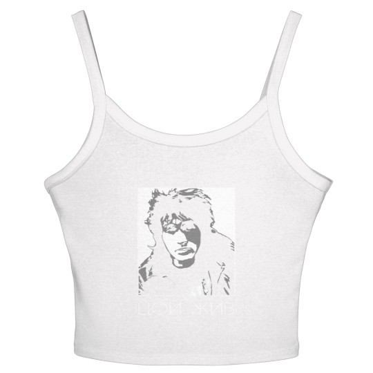 Discover Tsoi Zhiv, Виктор Цой Boys cuke   (1) Women's Spaghetti Strap Tank Tops