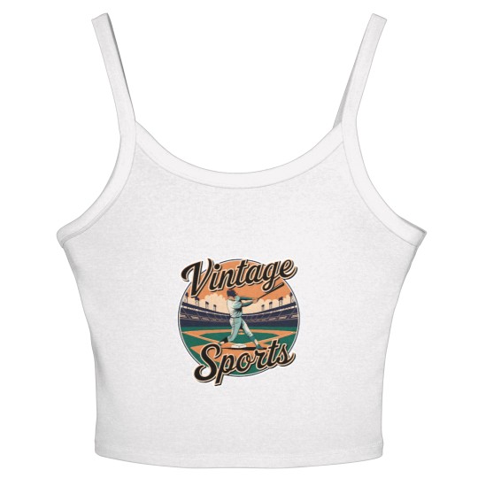 Discover Vintage Sports Women's Spaghetti Strap Tank Tops