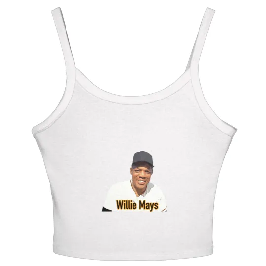 Discover Willie Mays Oversized Women's Spaghetti Strap Tank Tops