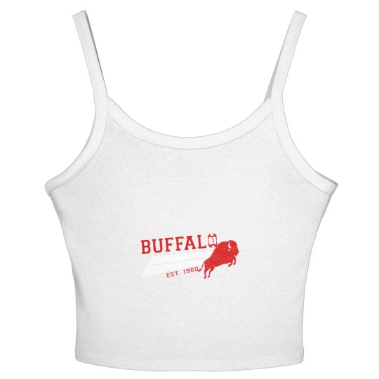Discover Vintage Buffalo Retro Football Est 1960 New York At Game Day Women's Spaghetti Strap Tank Tops