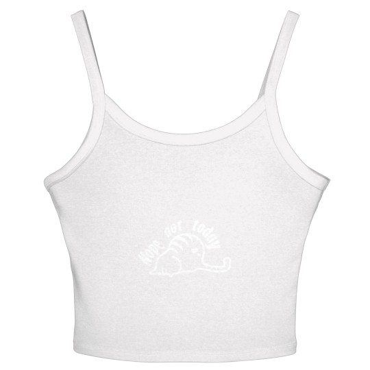 Discover Nope Not Today Cat Women's Spaghetti Strap Tank Tops