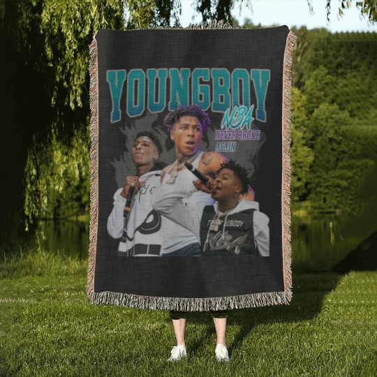 Discover Youngboy Woven Blankets, Vintage Youngboy Woven Blankets, Retro Youngboy Woven Blankets