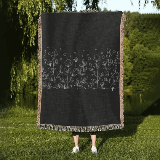 Discover Subtle Anti Trump Woven Blankets, FDT Woven Blankets, Fir Dogwood Tamarack Woven Blankets