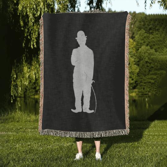 Discover Charlie Chaplin - white - Charlie Chaplin - Woven Blankets