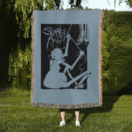 Discover scratch acid as worn by kurt cobain - Kurt Cobain - Woven Blankets