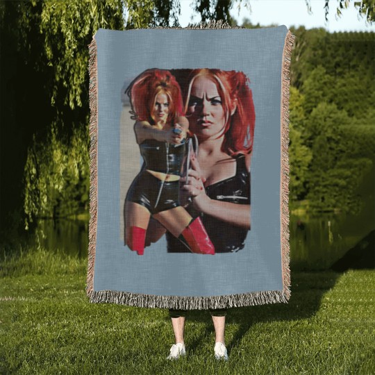Discover Spice Girls - Geri Halliwell White Woven Blankets! 90's