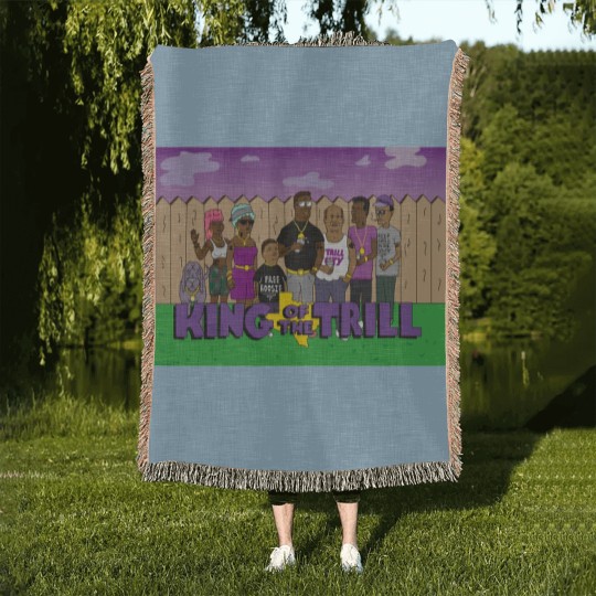 Discover King of the Trill Woven Blankets