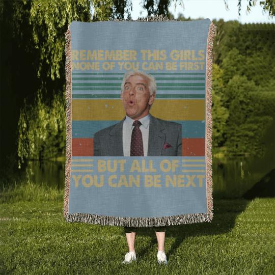 Discover Ric Flair Wrestlers Woven Blankets, None Of You Can Be First
