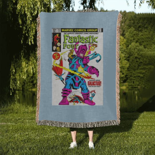 Discover Battle of Galactus Woven Blankets