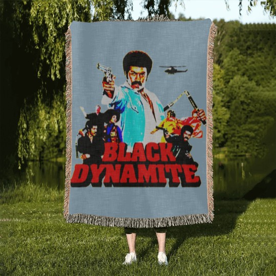 Discover Black Dynamite Woven Blankets