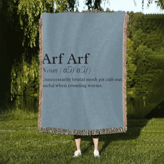 Discover Knocked Loose - Counting Worms _Arf Arf_ Definition  (1)(2)(3)(4)(5)(6)(7)(8)(9) Woven Blankets