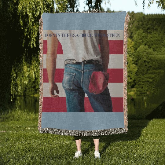 Discover ljlkjoi987>>bruce springsteen, bruce springsteen Woven Blankets