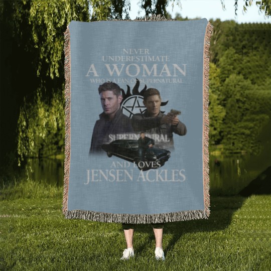 Discover Supernatural Woven Blankets, Winchester Brothers Woven Blankets, Supernatural Woven Blankets