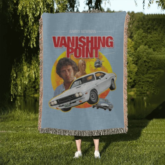 Discover Vanishing Point and Merchandise Car Movie Tribute Cult Woven Blankets