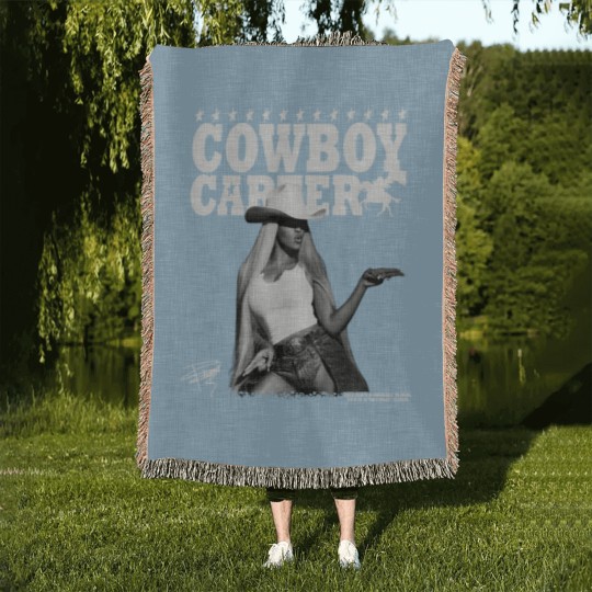Discover Beyonce Cowboy Carter Woven Blankets, Levii's Jeans Woven Blankets