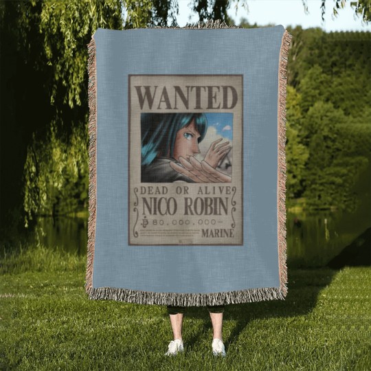 Discover WANTED NICO ROBIN Woven Blankets