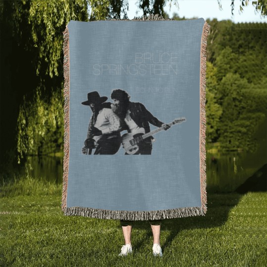 Discover Bruce Springsteen Born To Run Black Woven Blankets