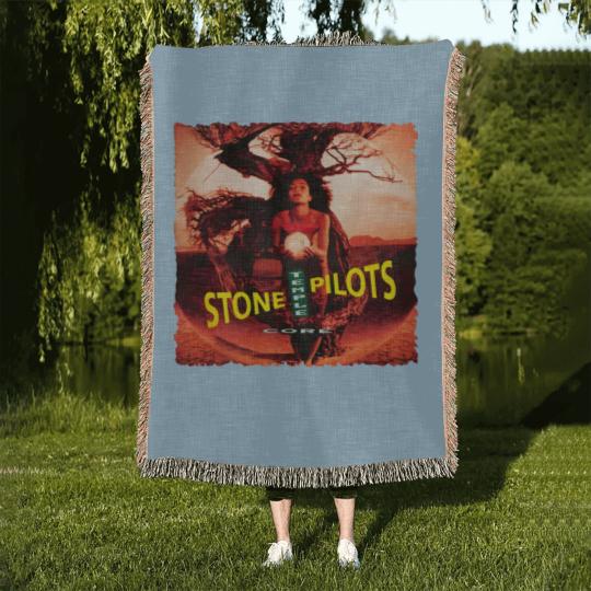 Discover Vintage STP - Stone Temple Pilots - Woven Blankets