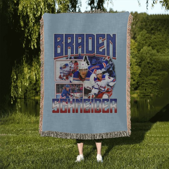 Discover Braden Schneider Woven Blankets Ice Hockey American