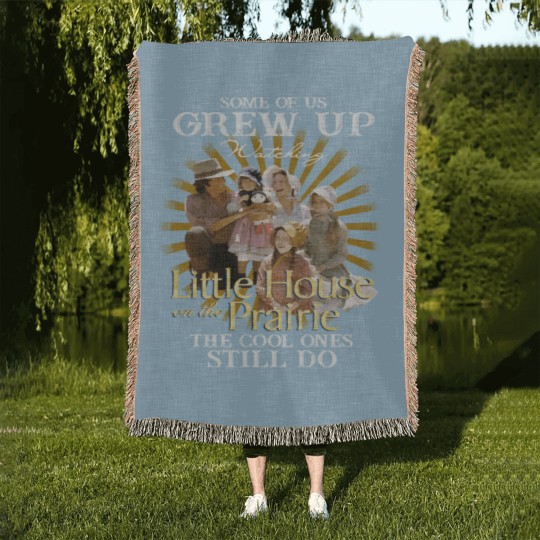 Discover  Some Of Us Grew Up Watching Little Hous Woven Blankets
