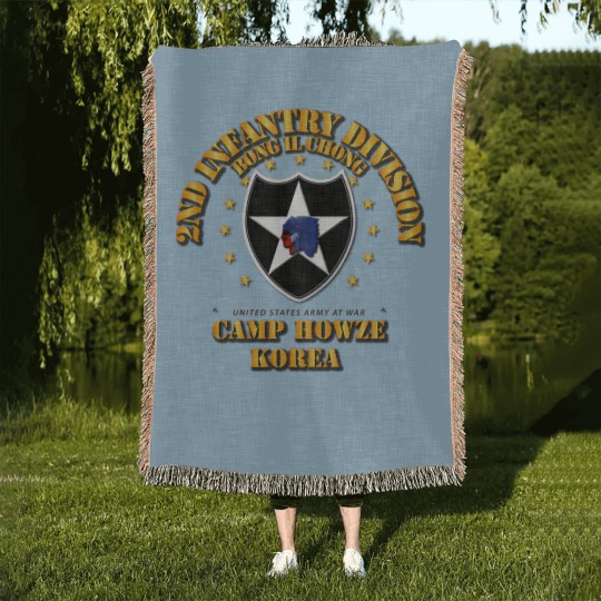Discover 2nd Infantry Division - Camp Howze Woven Blankets