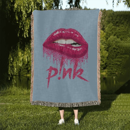 Discover P!nk Woven Blankets, Pink Singer Summer Carnival 2024 Tour Woven Blankets, Pink Fan Lovers Woven Blankets