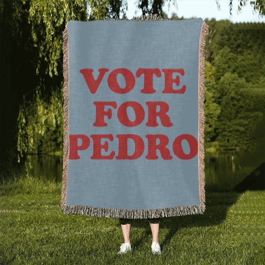Discover Vote for Pedro Woven Blankets - Napoleon Dynamite Cult Classic Woven Blankets for Fans