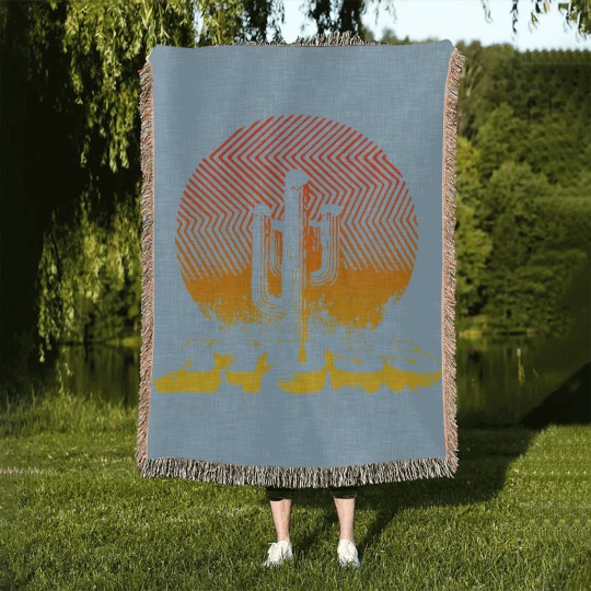 Discover Kyus Queens of the Stone Age Perfect Gift Fan Rock Band Woven Blankets