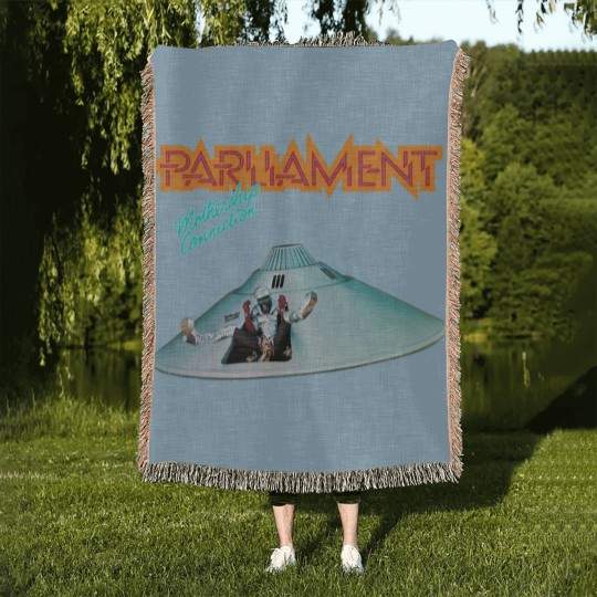 Discover PARLIAMENT FUNKADELIC MOTHERSHIP CONNECTION George Clinton Woven Blankets