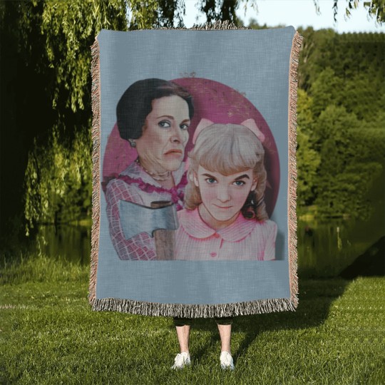 Discover Harriet And Nellie Oleson Woven Blankets