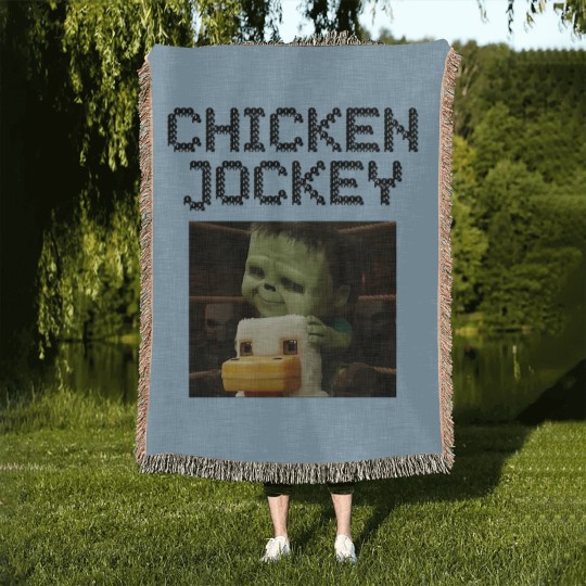 Discover chicken jockey minecraft - Chicken Jockey Minecraft 2025 - Woven Blankets