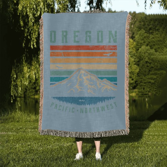 Discover Oregon - Oregon - Woven Blankets