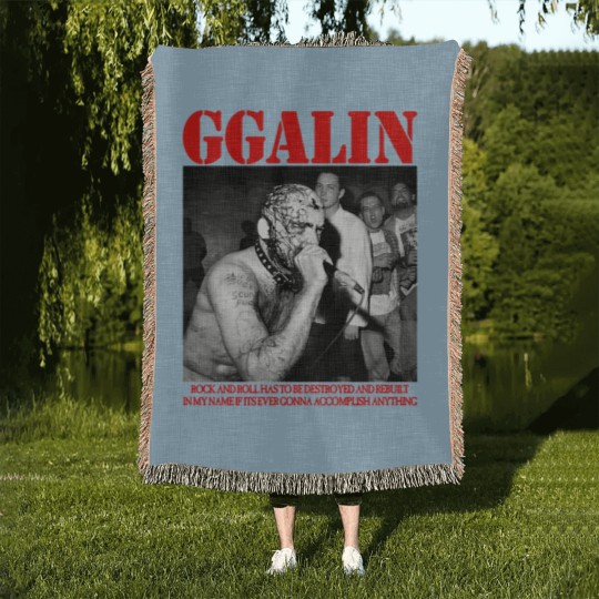 Discover GG Allin Woven Blankets UK SHIPPING Included