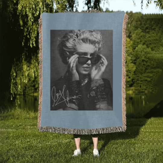 Discover Madonna 2024 Tour Woven Blankets, Madonna Fan Gift Woven Blankets