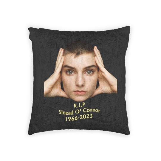 Discover RIP Sinead O'Connor Woven Pillows, Sinead O'Connor Woven Pillows, Feminist Singer Woven Pillows