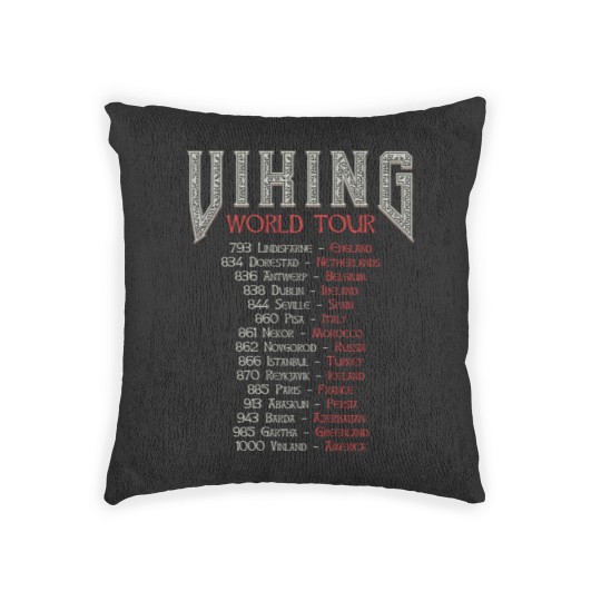 Discover Viking World Tour Woven Pillows