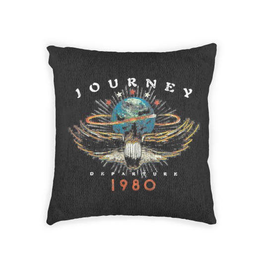 Discover Journey Departure Tour 1980 Men’s Woven Pillows, Woven Pillows For Music Fan