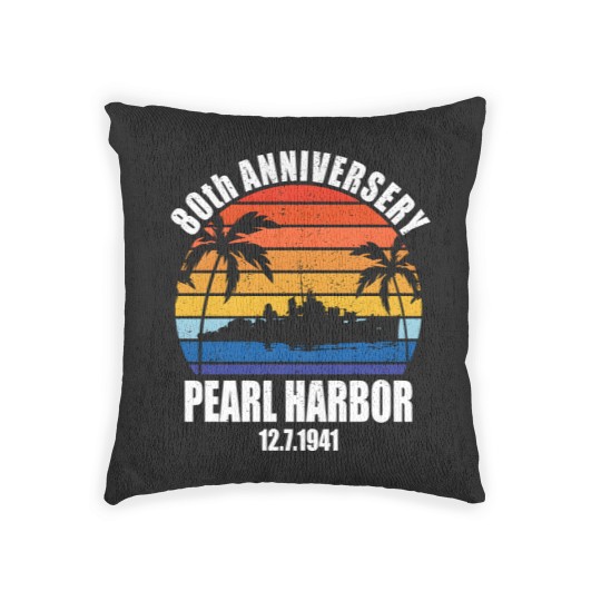 Discover Pearl Harbor Anniversary Sunset Woven Pillows