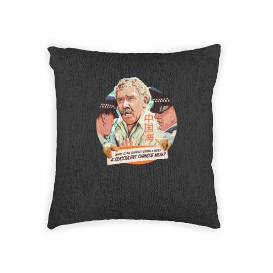 Discover A Succulent Chinese Meal Woven Pillows | This Is Democracy Manifest Iconic Woven Pillows | Charles Dozsa Meme Woven Pillows