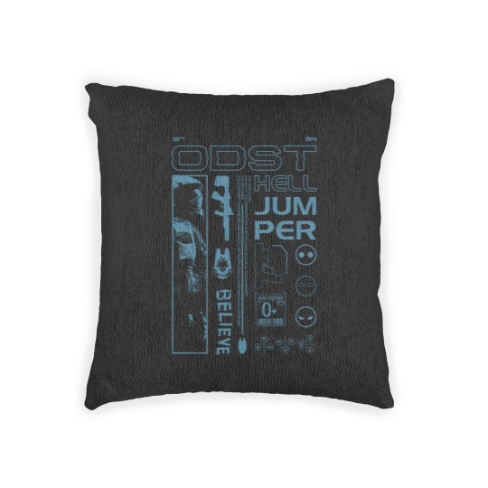 Discover Halo 3 ODST Aesthetic Woven Pillows