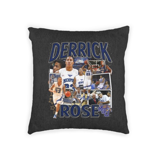 Discover Derrick Rose Woven Pillows - Derrick Rose - Retro American Basketball Woven Pillows