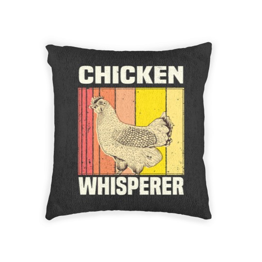 Discover Chicken Chicken Chicken Whisperer Chicken Farmer Gift Woven Pillows