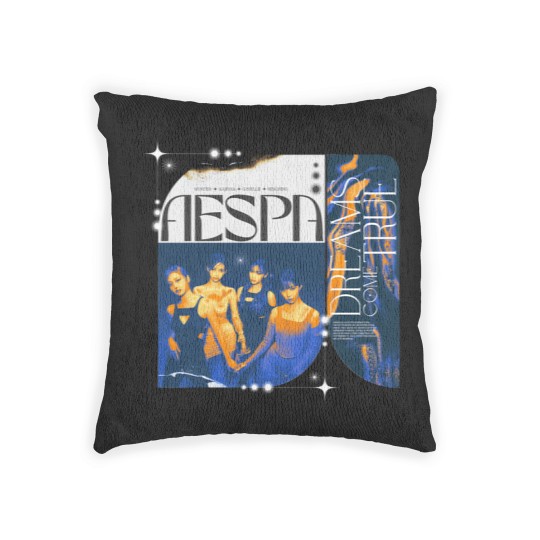 Discover Aespa Woven Pillows, Dreams Come True Aespa Woven Pillows, Aespa Savage Woven Pillows, Aespa Vintage Woven Pillows, Aespa Y2K Woven Pillows
