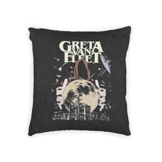 Discover Vintage Greta Van Fleet Rock Band Unisex Woven Pillows, Greta Van Fleet Concert Woven Pillows