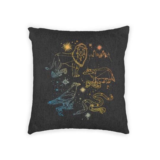 Discover Rainbow HOGWARTS™ Houses Constellations Woven Pillows